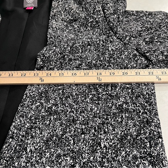 Vince Camuto Black & White Marled Blazer – Size 14 – Lightweight Career Jacket - Picture 6 of 10